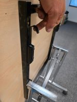 Flip Top Folding Table on Wheels – MFC Top Mobile Desk 75cm - Office Workstation - Image 12