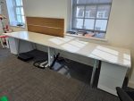 Used White Side by Side Office Bench Desks. 🚚 FAST UK DELIVERY 🚚 - Image 4