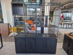 Palisades Grid - 4 Wide Spacestor Modular Room Divider Shelving