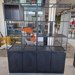 Palisades Grid - 4 Wide Spacestor Modular Room Divider Shelving