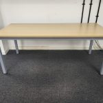 Rectangular Wooden Office Desk Meeting Table Maple Workstation - 180cm