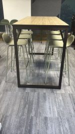 Used Bar Leaner High Standing Collaboration Table – Modern Office Meeting