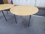 Used Round Meeting Table – 120cm Oak Office Table –TOP Only - NO FRAME - Image 4