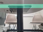 Used Round Meeting Table & 4 Genuine Vitra Eames DSR Chairs – Modern Office Set - Image 5