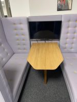 Flovi Office Reception Sofa High Back Acoustic Side Screens Booth Seating - Image 2