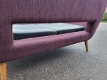 Morgan Soho Purple Sofa – Contract Grade Lounge / Reception Sofa, Upholstered - Image 6