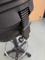 Used Draughtsman Ergonomic Chair High Back With Adjustable Foot Ring - Grey - Image 9