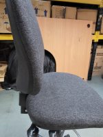 Used Draughtsman Ergonomic Chair High Back With Adjustable Foot Ring - Grey - Image 11