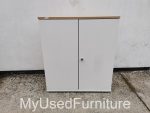 Storage Office Cupboard Lockable with Double Doors and 2 Adjustable Shelves - Image 10