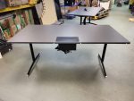 Senator Meeting Table Office Dark Grey Conference Boardroom 180cm Desk - Image 3