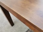 Used Solid Wood Dining Table. Rectangular Glass Detail - Image 10