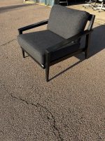 Case Stanley Armchair by Matthew Hilton - Reception Office Grey Fabric Chair - Image 5