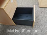 Office Wood Desk with Cable Management 160cm + Lockable Mobile Pedestal Cabinet - Image 8