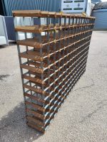 Large Cellar Wine Rack – Metal & Wood, 187-Bottle Freestanding Kitchen Storage - Image 6