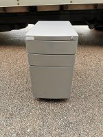 Wooden Office Desk Maple 140cm Workstation + Mobile Lockable Pedestal Cabinet - Image 16