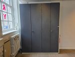 Used Storage Tall Cupboard Lockable 4 Door Office Cupboard Adjustable Shelves - Image 2