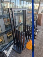 10‑Person Bench Office Desk Walnut Finish – Modular Workstation, 90 cm per Seat - Image 13