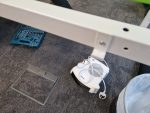 2 Person Bench Desk Double Workstation Cable Tray Screen Dismantled - 140cm - Image 14