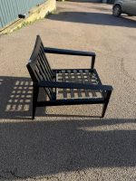 Case Stanley Armchair by Matthew Hilton - Reception Office Grey Fabric Chair - Image 12