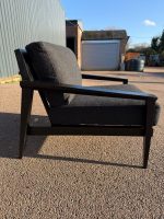 Case Stanley Armchair by Matthew Hilton - Reception Office Grey Fabric Chair - Image 14