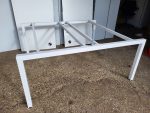 2 Person Bench Desk Double Workstation Cable Tray Screen Dismantled - 140cm - Image 22