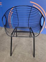 Hoback Visitor Chair Black Metal Wire Dining / Living Room Modern Seat - Image 7