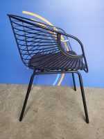 Hoback Visitor Chair Black Metal Wire Dining / Living Room Modern Seat - Image 10