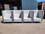 Used Techo Cara Soft Acoustic High-Back Modular Lounge Seating – Set of 2