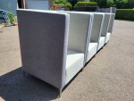 Used Techo Cara Soft Acoustic High-Back Modular Lounge Seating – Set of 2 - Image 4