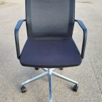 Orangebox Workday Chair Black Mesh Swivel Chrome Base Armchair Set of 14 Chairs