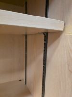 Storage Tambour Cupboard Sliding Doors Low Storage Adjustable Shelf Cabinet - Image 2