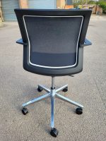 Orangebox Workday Chair Black Mesh Swivel Chrome Base Armchair Set of 14 Chairs - Image 3