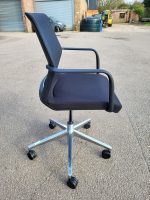 Orangebox Workday Chair Black Mesh Swivel Chrome Base Armchair Set of 14 Chairs - Image 10