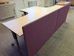 L Shape Office Desk Corner Wooden Workstation Height Adjustable - Set of 2 - Image 11