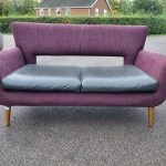 Morgan Soho Purple Sofa – Contract Grade Lounge / Reception Sofa, Upholstered