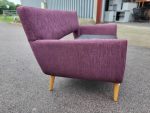 Morgan Soho Purple Sofa – Contract Grade Lounge / Reception Sofa, Upholstered - Image 15