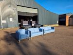 Kinnarps Scandinavia Office Sofa Light Blue Fabric 1/2/3 Seater - Reception - Image 4