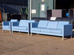 Kinnarps Scandinavia Office Sofa Light Blue Fabric 1/2/3 Seater - Reception - Image 7