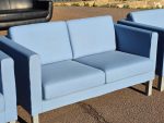 Kinnarps Scandinavia Office Sofa Light Blue Fabric 1/2/3 Seater - Reception - Image 9