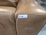 KINGSLAND Leather Reception Sofa 3 Seaters - Light Brown - FAST UK DELIVERY 🚚 - Image 5