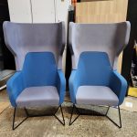 Used Acoustic High Back Harc Tub Chair – Lounge/Reception Pair (Set of 2)