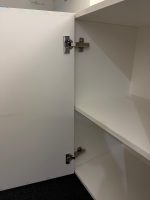 4 Person Back-to-Back Bench Desk Set with Cupboard, Screens & Cable Management - Image 6