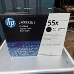HP 55X Original Toner Laserjet Cartridge Dual Pack CE255XD Black - UK Delivery