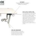 Sit Stand Desk. Beautiful Set. 2 YEARS WARRANTY - Image 3