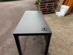 Black Office Desk w/ Cable Ports and Modesty Panel Workstation - 140x60cm - Image 17