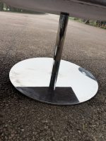 Domingo Salotti Swivel Armchairs Chrome Base - Set of 2 Grey Office Chairs - Image 10