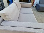 Calligaris Reception Grey Sofa Chrome Legs - Fabric and Feather Cushions - Image 20