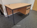 Used Office Desks With Drawers - 123cm wide  🚚 FAST UK DELIVERY 🚚 - Image 3