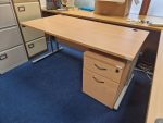 Used Office Desks With Pedestal Cabinet.  🚚 FAST UK DELIVERY 🚚 - Image 4
