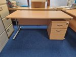 Used Office Desks With Pedestal Cabinet.  🚚 FAST UK DELIVERY 🚚